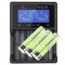 Helyettes�t� Akkumul�tor Panasonic 18650 3,7V 3400mAh 3db/csomag LCD t�lt� Li-Ion