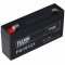 Fiamm FG10121 6,0V 1200mAh Faston 4,8mm Akkumul�tor AGM �lom-zsel�s