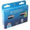 Panasonic eneloop Standard HR-4UTGA AAA (Micro) Akkumul�tor 1,2V 800mAh 8db/csomag + 2x AccuSafe NiMH