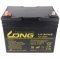 Kung Long U1-36NE 12V 36Ah M6 bels� menet Akkumul�tor AGM/�lom-zsel�s