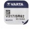 Varta 317 V317 SR62 SR516SW gombelem 1,55V 11mAh ez�st-oxid