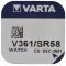 Varta V361 SR721W SR58 gombelem 1,55V 23mAh ez�st-oxid