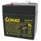 Kung Long WP1-6 6V1Ah Faston 4,8mm Akkumul�tor AGM �lom-zsel�s