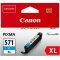 Eredeti Canon CLI-571C XL 11ml ci�n tintapatron nyomtat�khoz