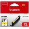 Eredeti Canon tintapatron CLI-571Y XL 11ml s�rga nyomtat�