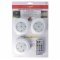 Heitech 3db/csomag LED al�vil�g�t�s t�vir�ny�t�val, 3x AAA �s 1x CR2025 elem