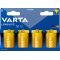 Varta alk�li elem D (b�bi m�ret) 1.5V 4db/csomag