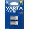 Varta CR123A 3V l�tium elem 2db/csomag