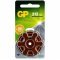 GP ZA312 hall�k�sz�l�k elem 1,4V 170mAh 6db/csomag cink-leveg�