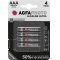 Agfaphoto Ultra alk�li mikro elem AAA LR03 1.5V 4db/csomag