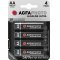 Agfaphoto alk�li elem, Mignon, AA, LR06, 1,5 V Ultra, kiskereskedelmi bubor�kcsomagol�s