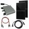 Balkon napelem szett 2x455W DAHDHM72L9BW DEYE M80G3 800W inverter csomag powerbank
