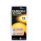 Duracell Activair 13 1.45V 6db/csomag hall�k�sz�l�k elem Zinc Air