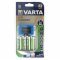 Varta 57070 LCD t�lt� 4x AA Mignon ceruza 2500mAh Akkumul�tormul�torral NiMH