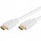 High Speed HDMI k�bel Ethernettel 5,0m feh�r HDMI A dug� - HDMI A dug�