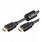 High Speed HDMI k�bel Ethernet 1,0m A-A aranyozott csatlakoz� ferritmag