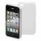 Szilikon tok mobiltelefon Apple iPhone 4 feh�r