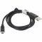 USB 2.0 adat- �s t�lt�k�bel USB A mini USB 100cm fekete