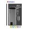 Verbatim USB-C multiport hub 3x USB 3.0 HDMI 4K RJ45 Gigabit SD/microSD 15cm