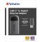 Verbatim USB 3.1-C Gigabit RJ45 adapter ez�st k�bel 10cm csomag