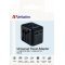 Verbatim univerz�lis utaz� t�lt�adapter 100-250V USB Typ-A QC USB Typ-C PD