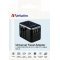 Verbatim univerz�lis utaz� t�lt�adapter 3x USB-A 2x USB-C PD/QC 100-250V
