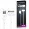Cabstone t�lt�- �s szinkronk�bel Apple iPhone 3/3GS 30Pin 1,2m feh�r tablet