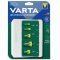 Varta univerz�lis NiMH Akkumul�tor t�lt� AA AAA C D 9V USB-C elemek n�lk�l