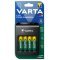 Varta univerz�lis h�l�zati adapter LCD USB + 4db AA Mignon ceruza 2100mAh Akkumul�tor NiMH