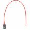 Graupner JR lapos vev� Akkumul�tor csatlakoz�k�bel 20cm 2x0,25mm2