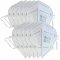 10db/csomag FFP2 v�d�maszk 5 r�teg� szelep n�lk�li DIN EN1492001+A12009