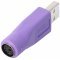 USB A dug� PS/2 (mini-DIN6) aljzat adapter 1db/csomag