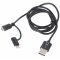 Varta 2in1 USB t�lt� �s szinkron k�bel Micro USB Lightning 100cm tablet kompatibilis