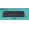 Logitech K400 vezeték nélküli TV billentyűzet Unifying német kiosztás Touchpad fekete Logitech K400 vezeték nélküli TV billentyűzet Unifying német kiosztás Touchpad fekete