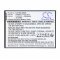 Helyettes�t� Akkumul�tor mobiltelefon Gigaset GS5 GS5 Lite Senior V30145-K1310-X478 3,85V 4850mAh