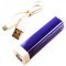 Helyettes�t� Akkumul�tor powerbank 2200mAh k�k Micro-USB 5V Li-Ion