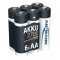 Ansmann Typ 2700 AA Mignon ceruza Akkumul�tor 1,2V 2700mAh 6db/csomag NiMH