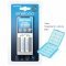 Panasonic BQ-CC50 eneloop t�lt� 1-2 AA Mignon ceruza, AAA (mikro) 100-240V 2db BK-3MCC Akkumul�torval
