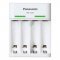Panasonic eneloop USB t�lt� BQ-CC61 5V 2/4xAA Mignon ceruza/AAA (micro) feh�r