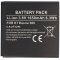 Helyettesítő Akkumulátor mobiltelefon HTC Desire300 3,8V 1650mAh 35H00190-09M99H11368-00BA-S950BP6A100LiIon Helyettesítő Akkumulátor mobiltelefon HTC Desire300 3,8V 1650mAh 35H00190-09M99H11368-00BA-S950BP6A100LiIon