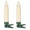KRINNER Lumix Superlight Flame 6db/csomag b�v�t�szett 77132 vezet�k n�lk�li LED-gyertya melegfeh�r
