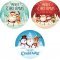 Gobo 3db/csomag 46085 Merry Christmas figur�kkal �veg k�ls�O30mm k�pO20mm LED Professional S3