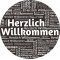 Gobo �veg Herzlich Willkommen k�ls� O37mm k�p-O23mm modell 47266