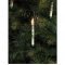 Konstsmide 1930-100 10db vezet�k n�lk�li LED gyertya 18cm t�vir�ny�t�val elemmel IP44 melegfeh�r