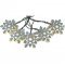 EGB LED h�pehely dekor�ci�s f�nyf�z�r 10LED melegfeh�r id�z�t� 1,4m elemek n�lk�l
