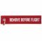 Remove before flight kulcstart� 13x2,8cm varrt szeg�ly f�m gy�r�vel