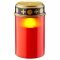 LED s�rgyertya id�z�t�vel piros melegfeh�r 2x C (b�bi m�ret) elemmel IP44