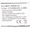 Helyettesítő Akkumulátor Motorola BC50 CFNN1043 CFNN7007 3,7V 650mAh Li-Ion mobiltelefon Helyettesítő Akkumulátor Motorola BC50 CFNN1043 CFNN7007 3,7V 650mAh Li-Ion mobiltelefon