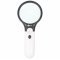 LED-olvasólupa LED-világítással 1,75x és 12,25x nagy és kis lencse 3x AAA (mikro) fehér LED-olvasólupa LED-világítással 1,75x és 12,25x nagy és kis lencse 3x AAA (mikro) fehér