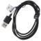 USB adat- �s t�lt�k�bel Garmin Fenix/Forerunner/Approach/Venu/Instinct kompatibilis 50cm fekete
